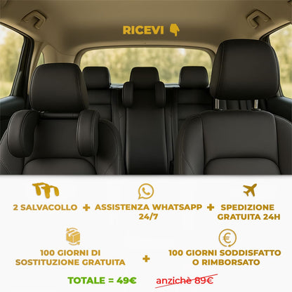 SalvaCollo Sogno Pro® | Dormi Comodo in Auto, Senza Più Testa che Crolla!